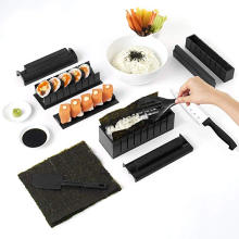 11 peças sem bastão de sushi profissional fazendo kit de sushi de cozinha ecologicamente correto